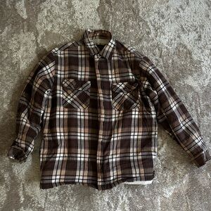 Plaid button up Shacket